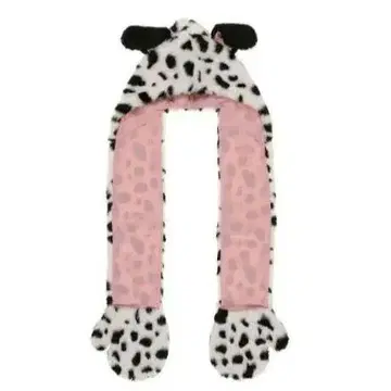 디즈니 101마리 강아지 후드 부착 팬 캡 머플러 장갑