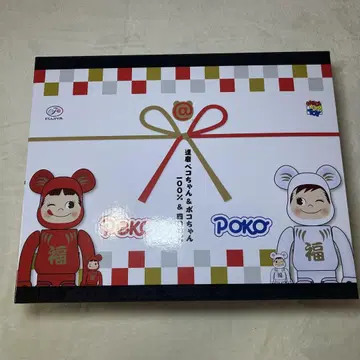 BE@RBRICK 달마 페코짱&포코짱 400% 한정 (2개 세트)