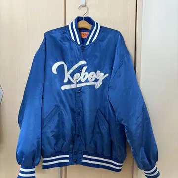 Keboz 자수 로고 바시티 자켓 XL
