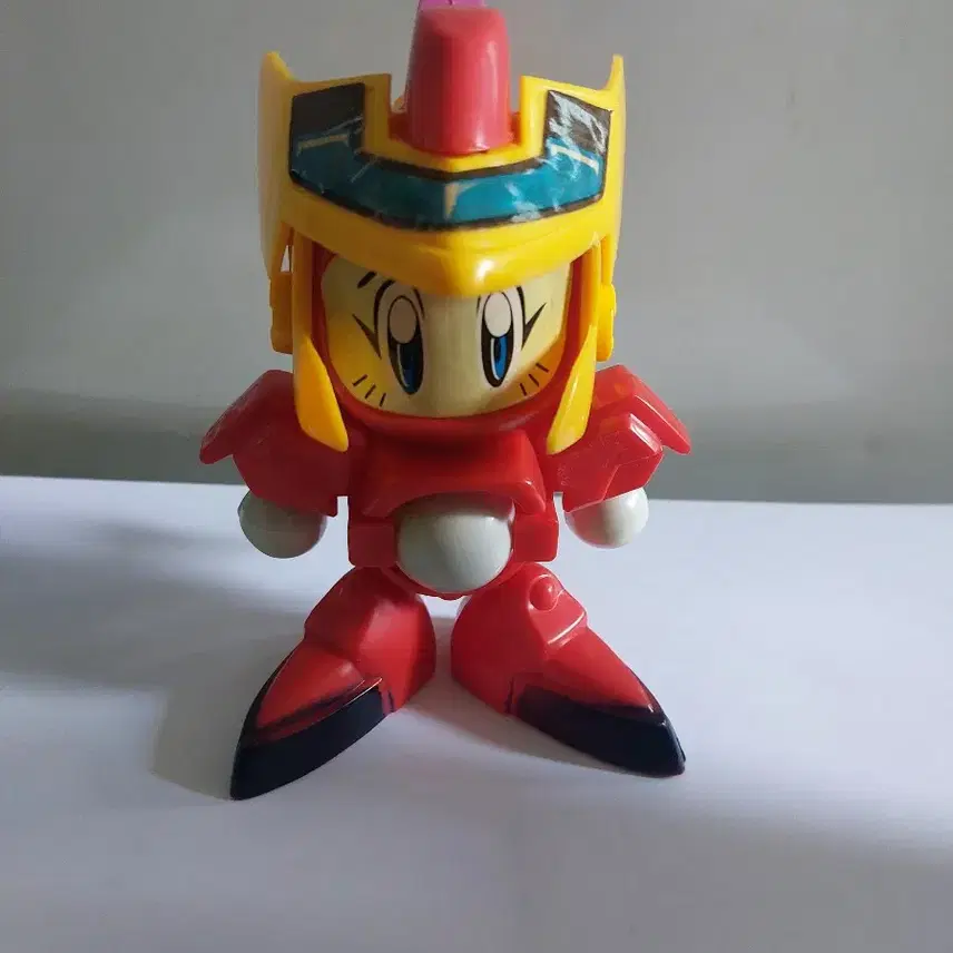 (アンティーク)おもちゃ ビー玉童子レッドボンフィギュアがポップします
