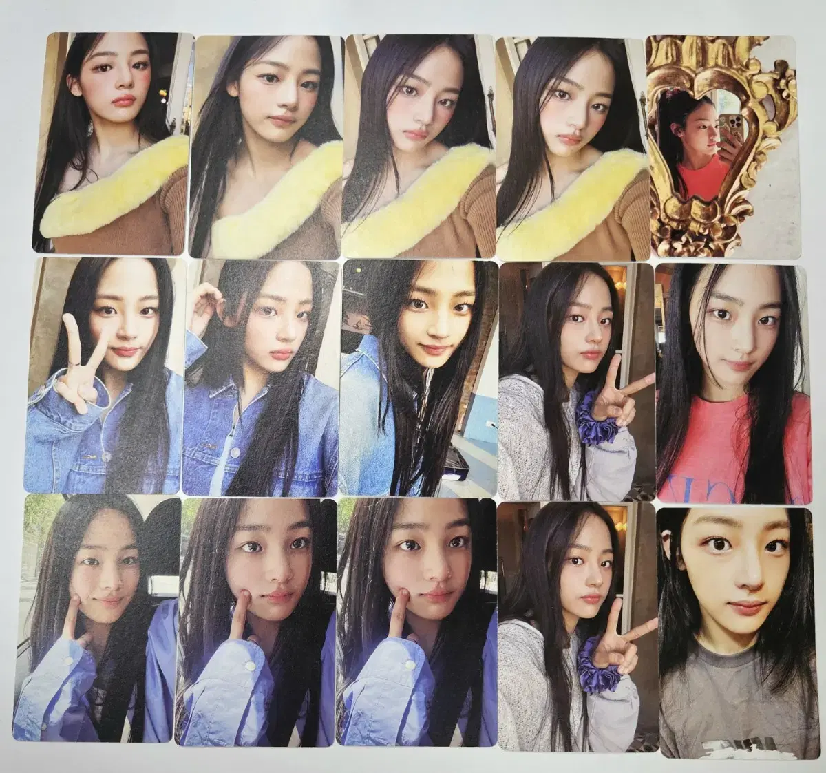 뉴진스 민지 어텐션 위버스앨범 포카 + 아이디카드