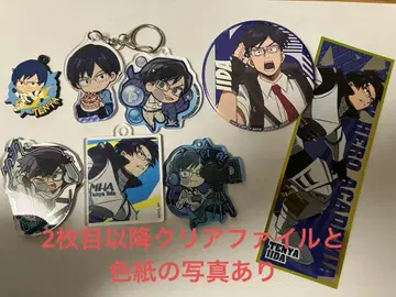 히로아카 이이다 텐야 캔뱃지 스티커 아크릴 키링 클리어 파일 색종이