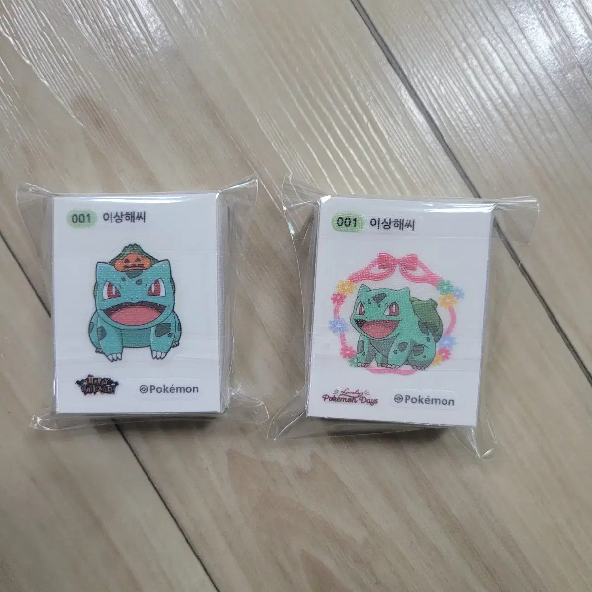 포켓몬띠부씰  할로윈,러블리 개봉세트