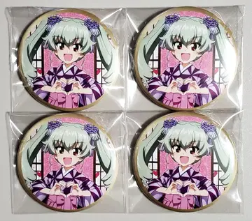 걸즈 앤 판처 TSUTAYA 캔뱃지 멸치 4개