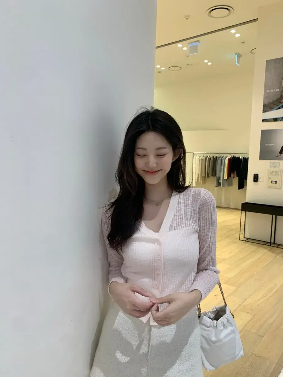 제니오서울 summer baby cardigan- baby pink