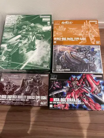 건담 프라모델 묶음 판매 MG 스타크 제간 시난주 아틀라스 자쿠 리젤
