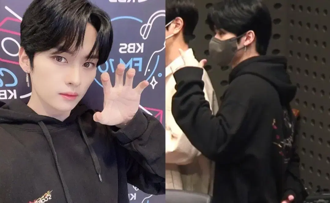 (Straykids Lee Know) Compaño Scorpion Embroidered Hoodie Black M