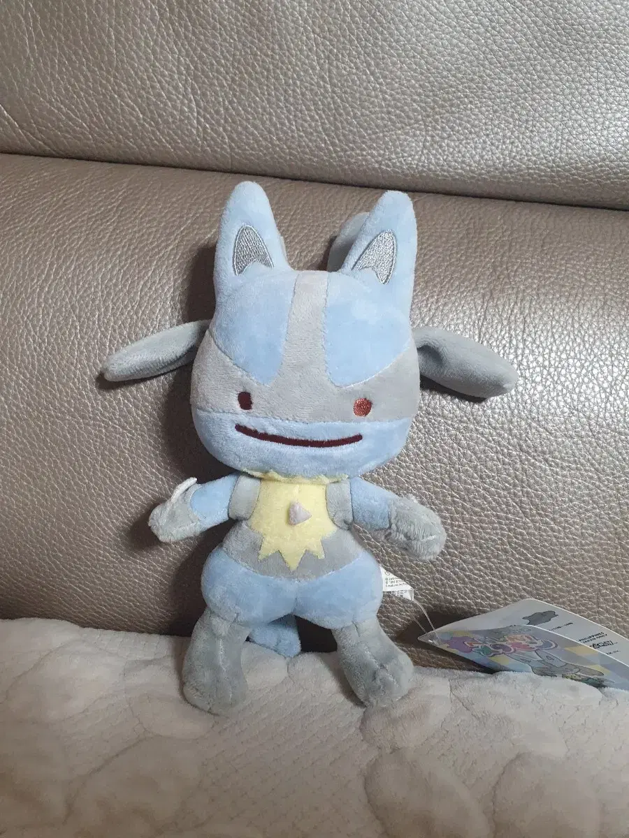 포켓몬 변신메타몽 루카리오 인형