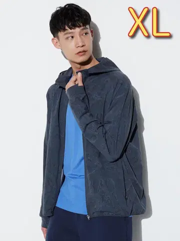 울트라 스트레치 드라이 EX 프린트 풀 집업 후드티 XL