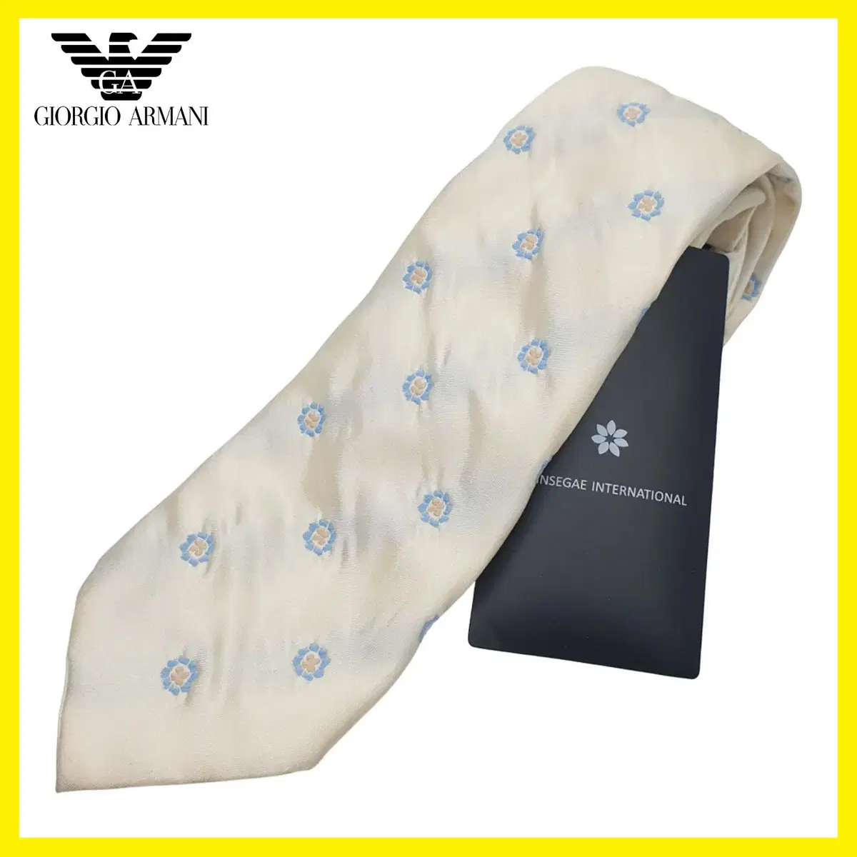 Giorgio Armani Flower Pattern Tie (New Product)