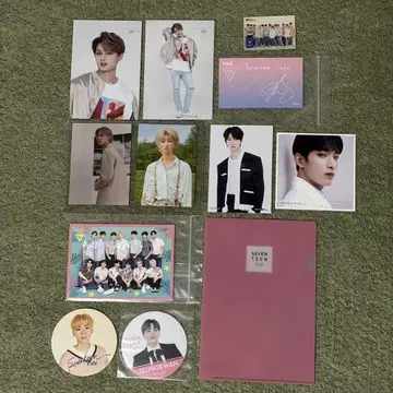 SEVENTEEN 엽서 코스터 파일