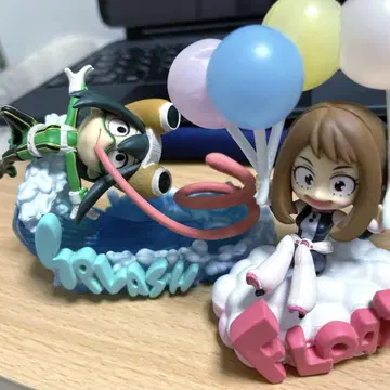 히로아카 우라라카 오챠코 아스이 츠유 미니 피규어