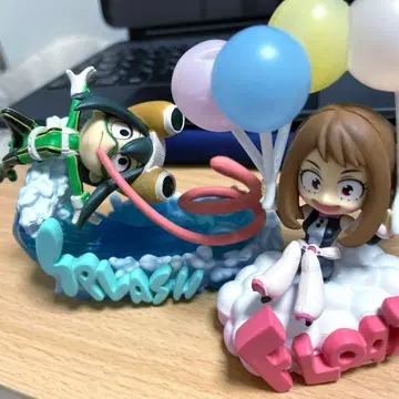 히로아카 우라라카 오챠코 아스이 츠유 미니 피규어