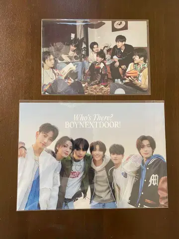 BOYNEXTDOOR WHO 클리어 포스터 클리어 파일