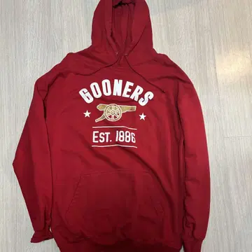 아스날 GOONERS 후드티 레드 축구