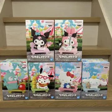 산리오 피규어 나카요시 메모리즈 6종 세트