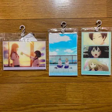 선배는 남자아이 아크릴 엽서 스탠드 3개 세트