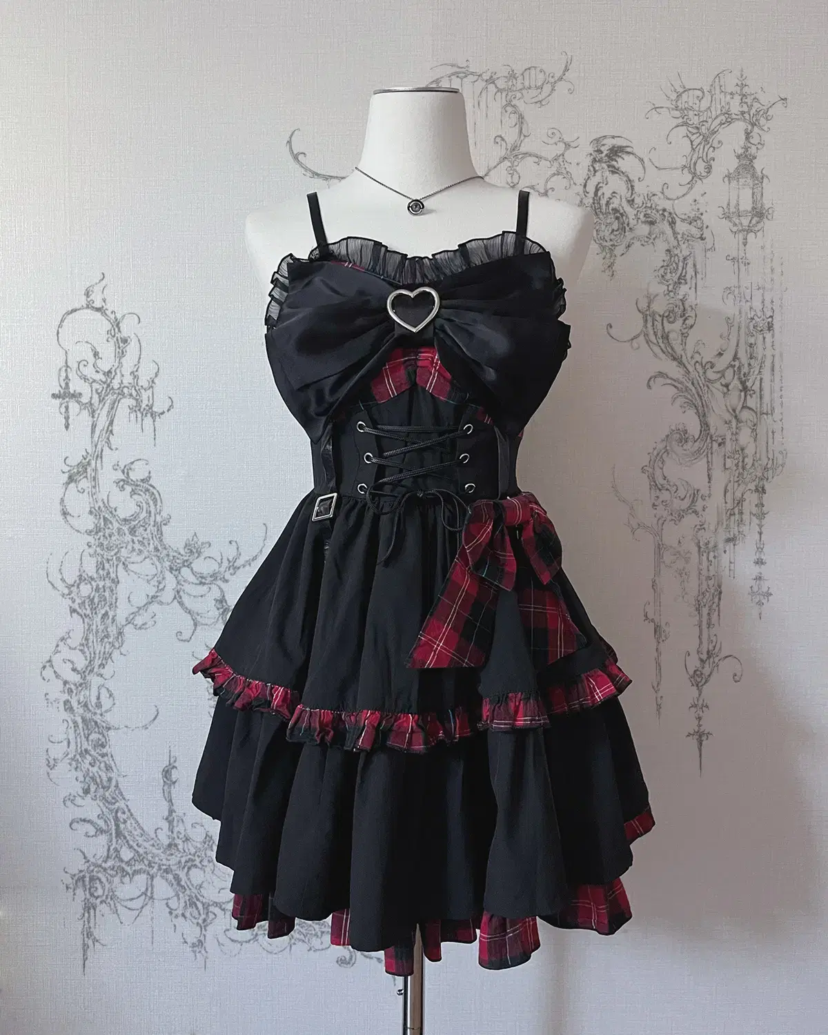(alice girl) check lolita dress