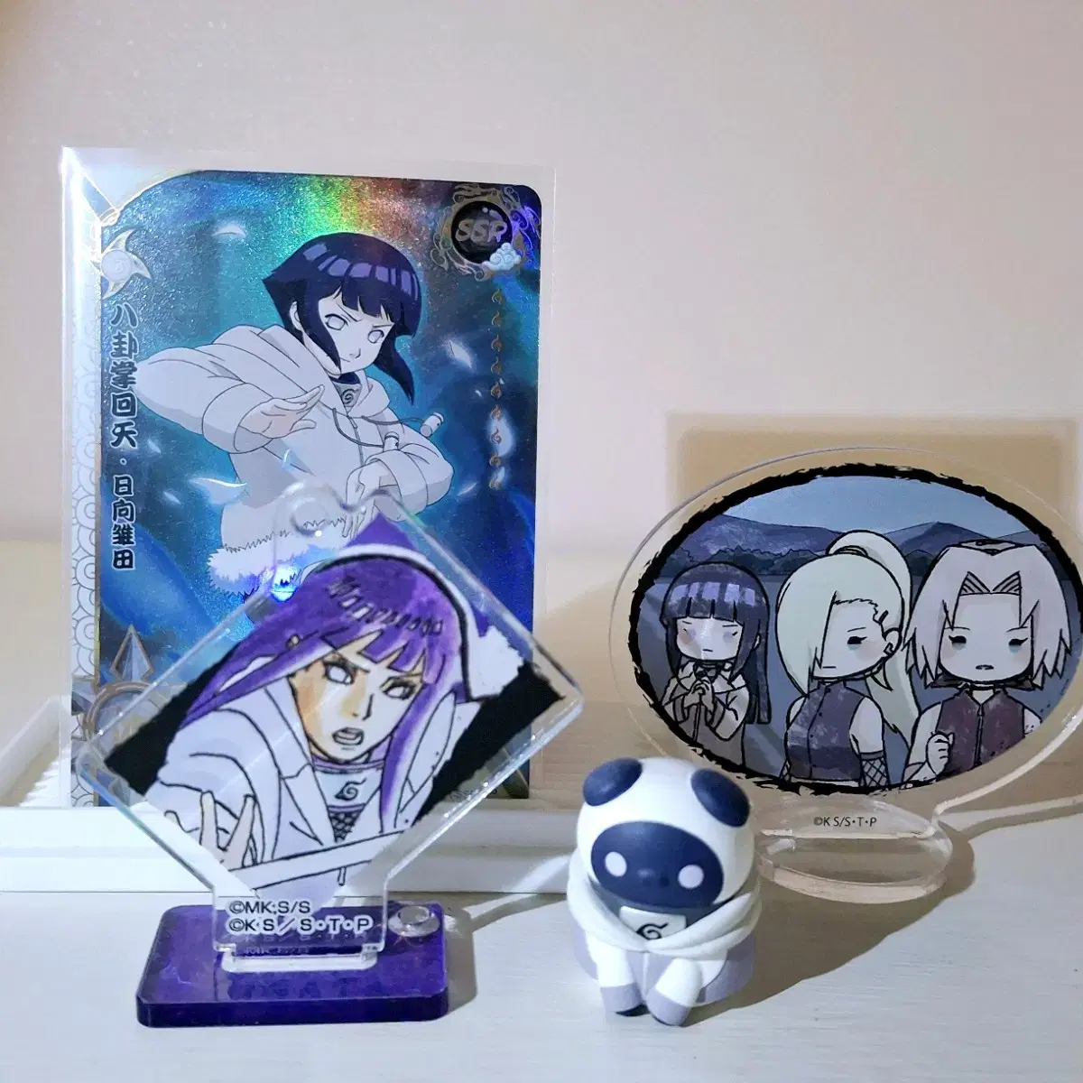 Naruto hinata acrylic Megaket tc Card