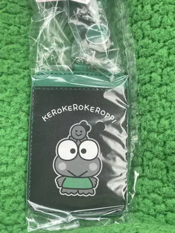 케로케로로로피 스트랩이 달린 패스 케이스