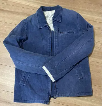 네이비 코듀로이 자켓