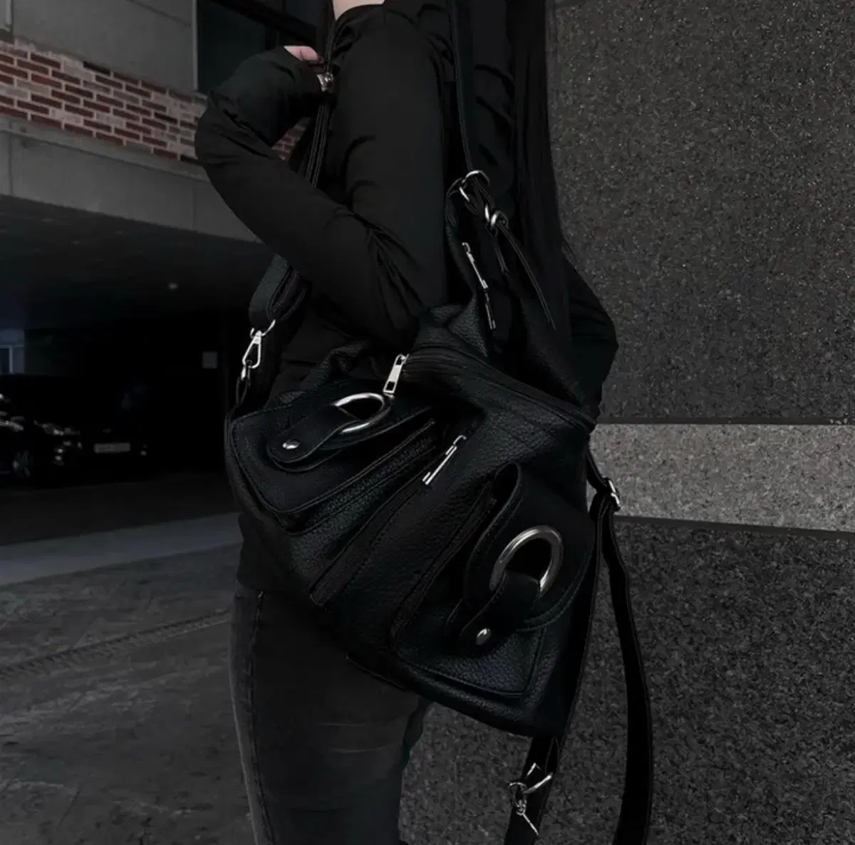two-way circle bag
