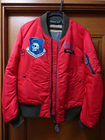 아비렉스 미국 공군 독립 60주년 기념 MA-1 6172029 레드 M