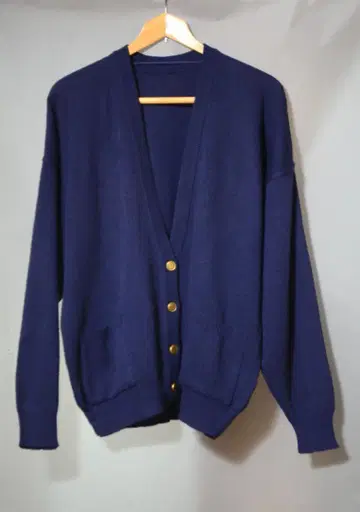 동유럽 빈티지 유고슬라비아제 가디건 네이비 유로 구제 의류