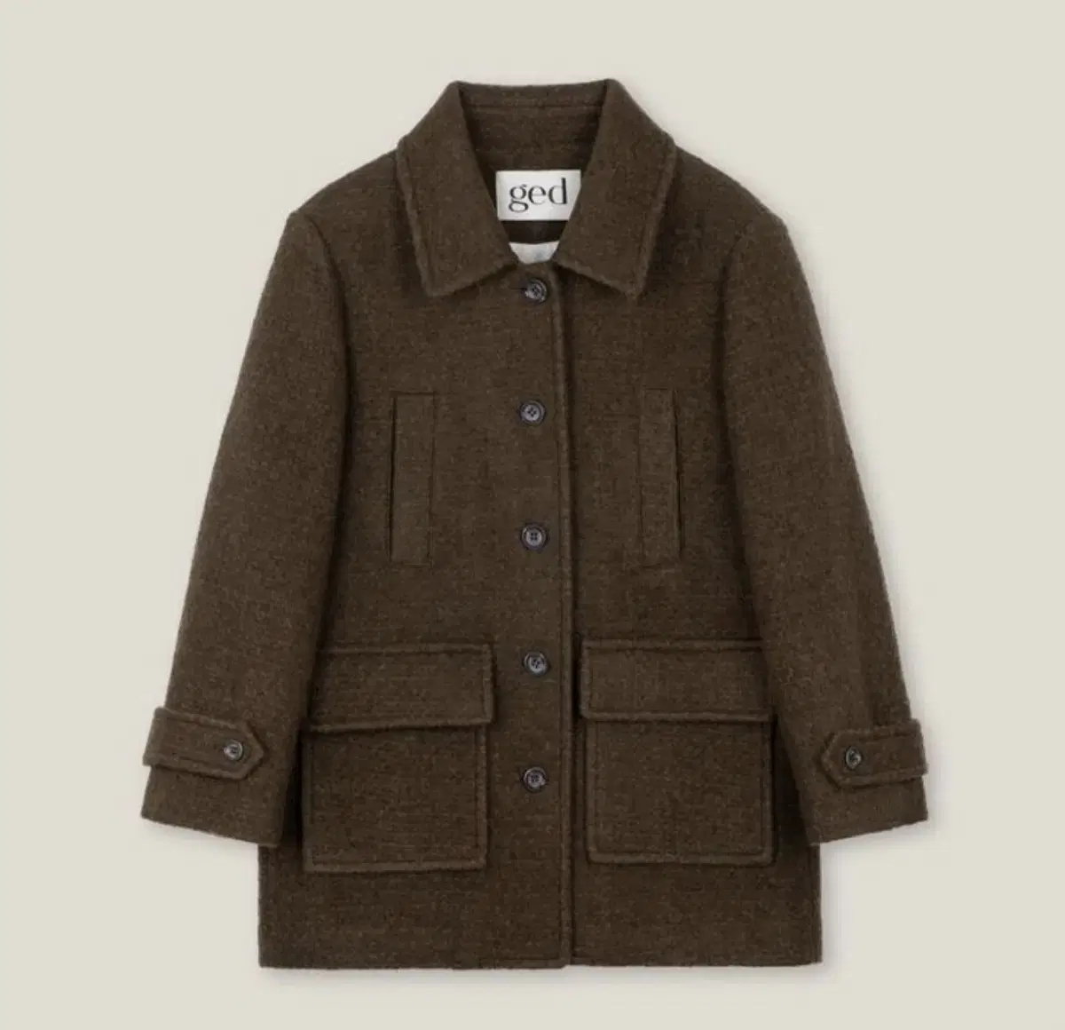 GED 게드) boucle half coat  부클 하프 코트