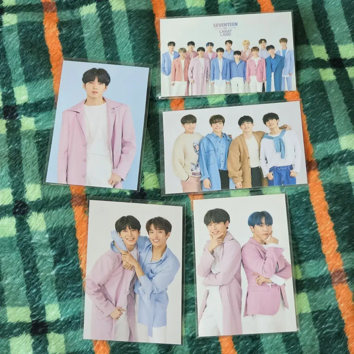세븐틴 원우 2019 캐럿랜드 트레카 포카 일괄 wonwoo carat