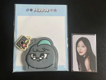 aespa potd 전시회 지젤 거울 트레이딩 카드 포함
