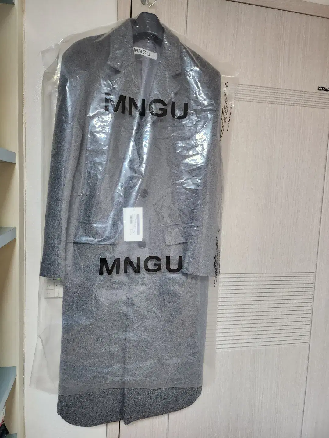 [M]mngu 체스터필드 코트 그레이