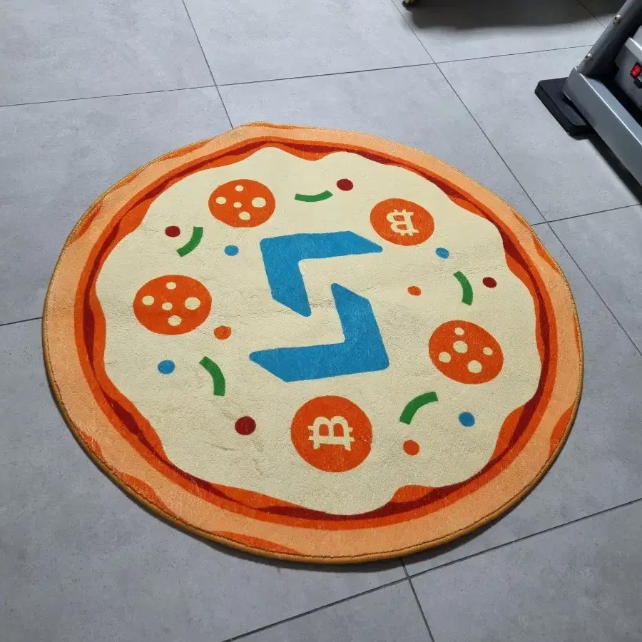 Bitget 로고 비트코인 러그 카페트