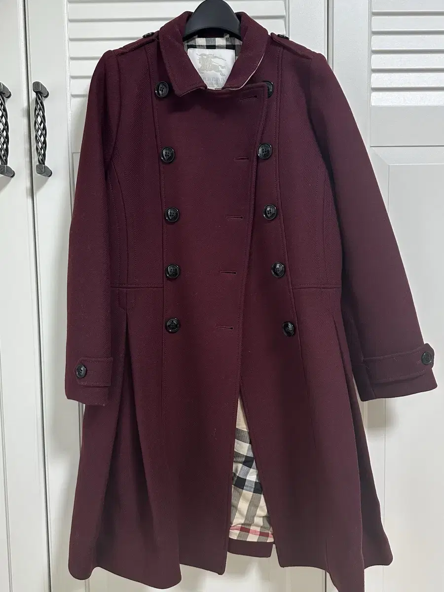 Burberry Kids Wool Coat Girls 14 Years Genuine