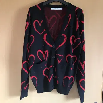 JOYRICH 하트 무늬 가디건