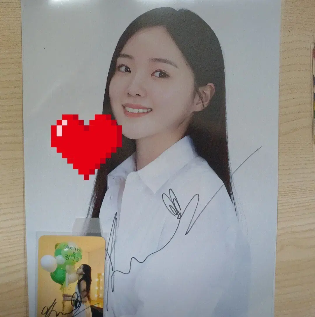 배우 강나언 아크네스 이벤트 당첨품