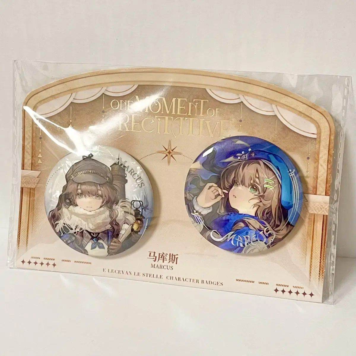 Reverse 1999 Marcus Badge Set