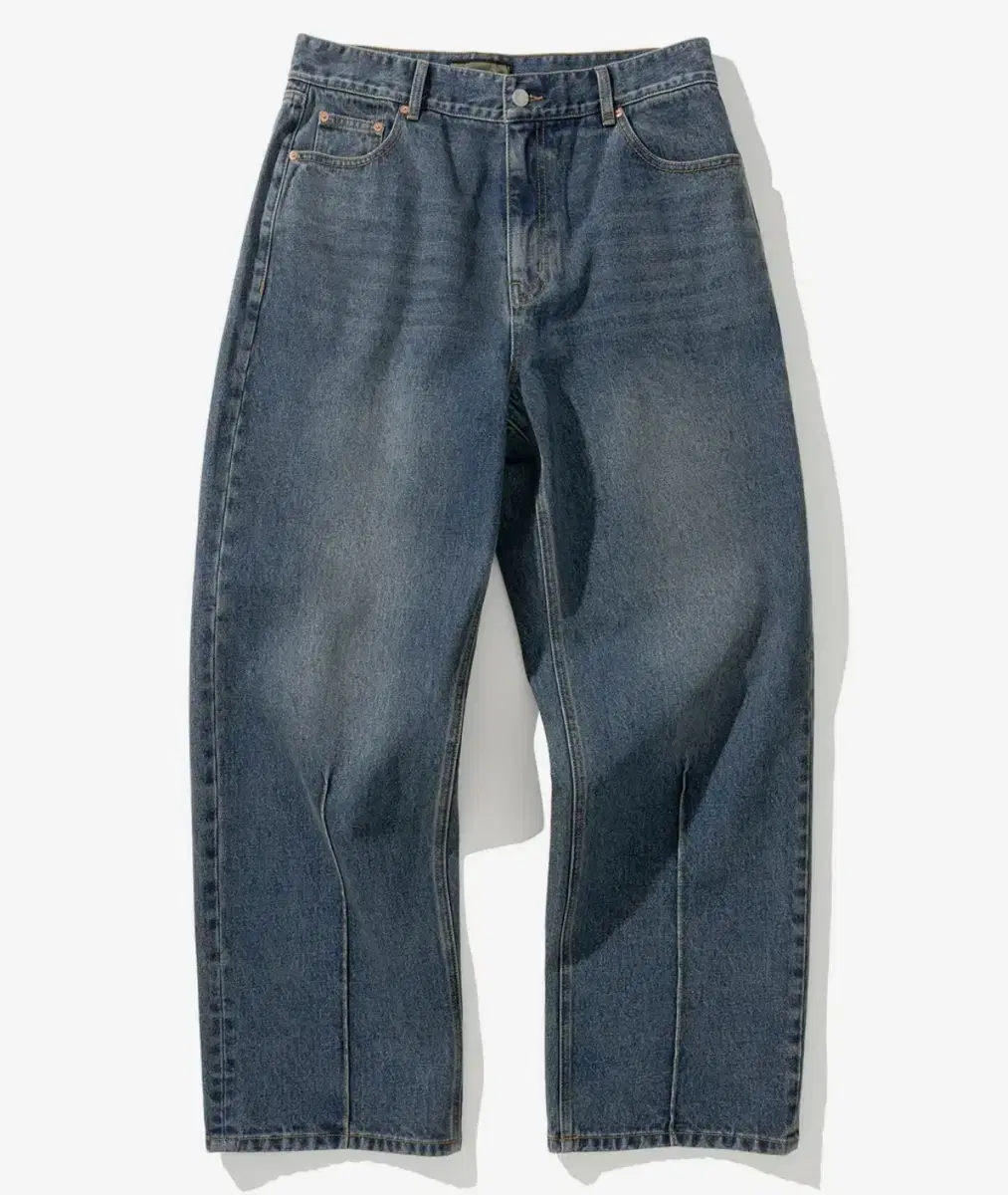 Uniform Bridge Pinstripe Loose Denim Indigo (L)