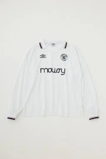MOUSSY UMBRO 유니폼 롱T 콜라보 축구 유니폼 화이트