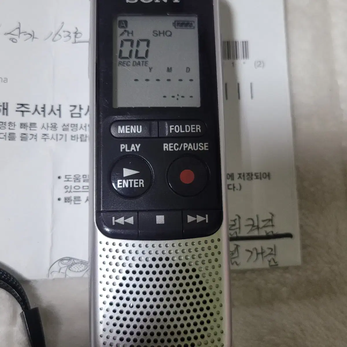 소니 ICD-BX140 녹음기