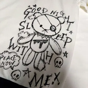 피스 나우 PEACE NOW 고스로리 고스펑크 후드티