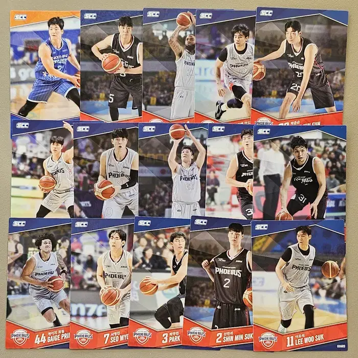 24-25 KBL카드 [노멀-모비스 15장 일괄]