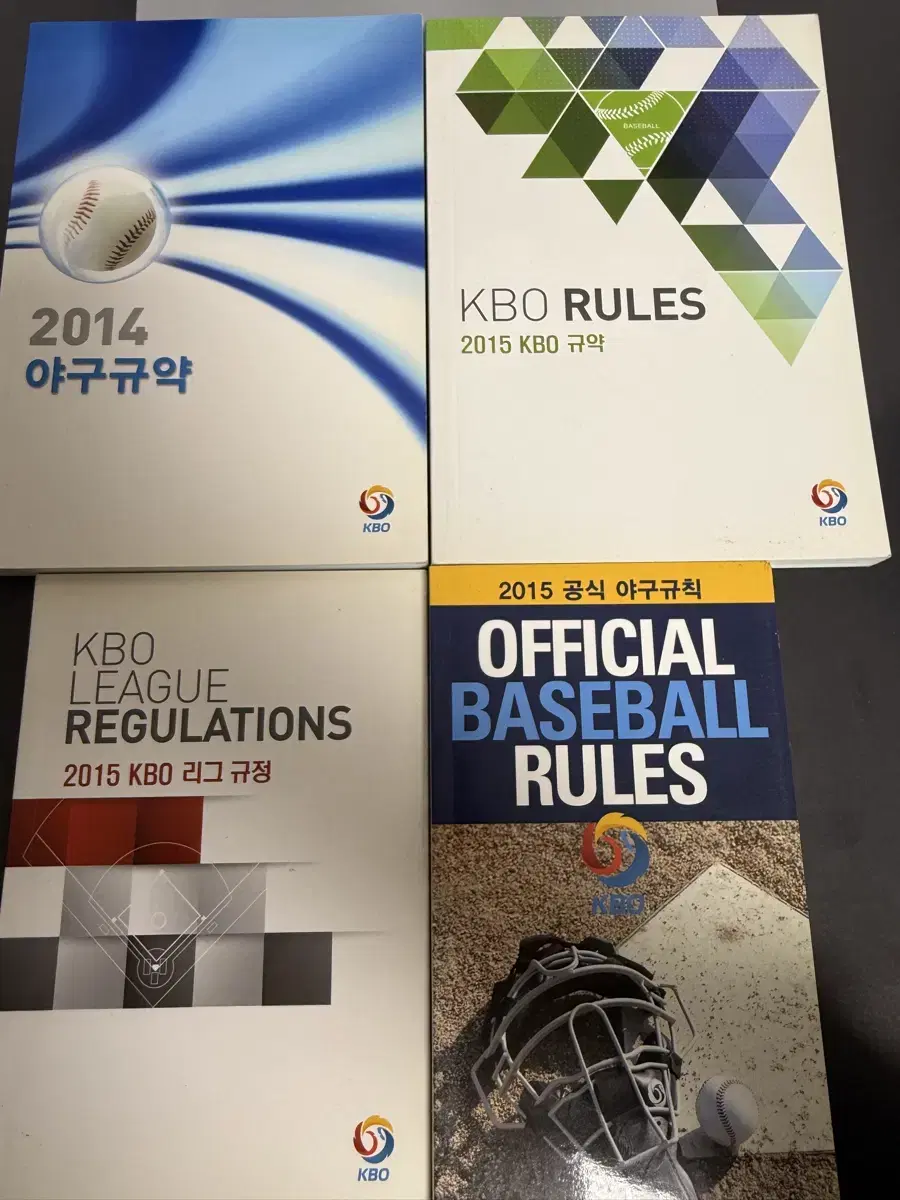 KBO 야구규약, 규정집 일괄