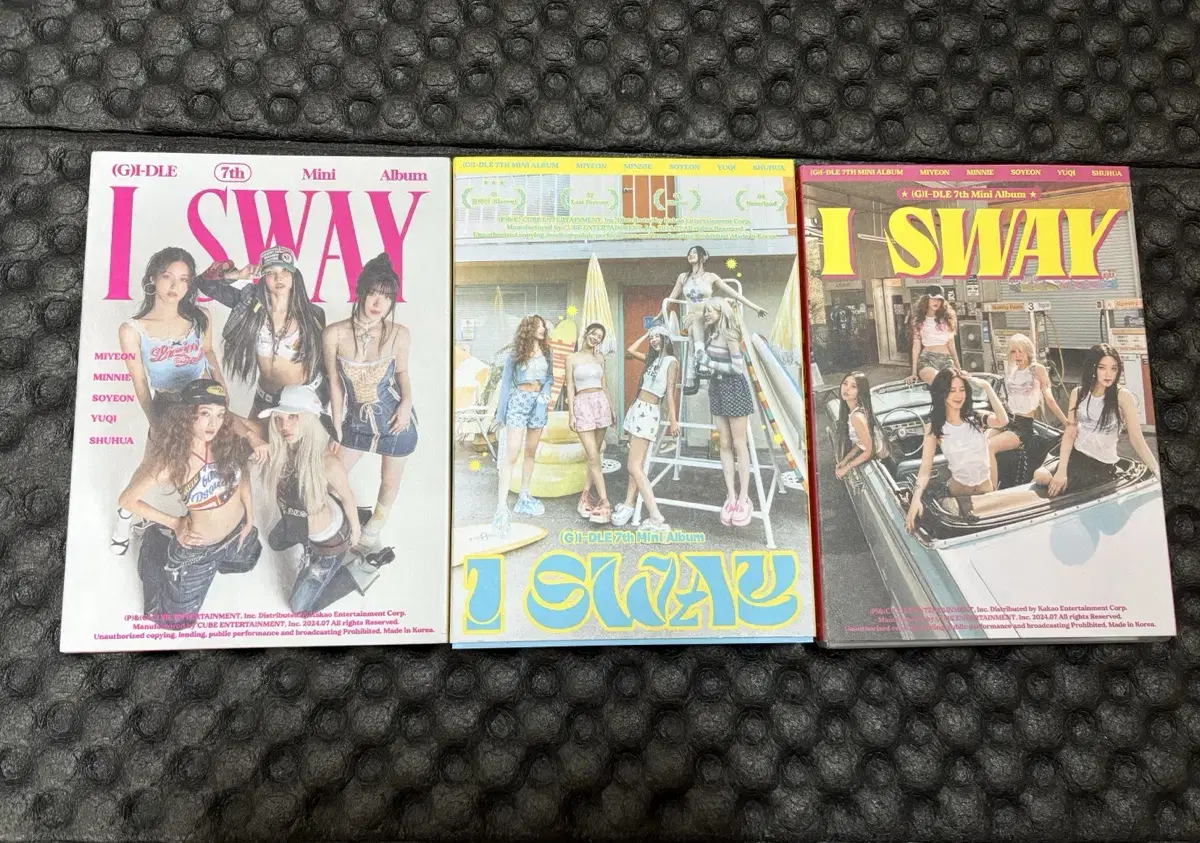 3종 일괄) 여자아이들 I SWAY 개봉앨범 클락션