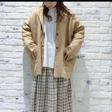 사만사 모스모스 노카라 와이드 자켓