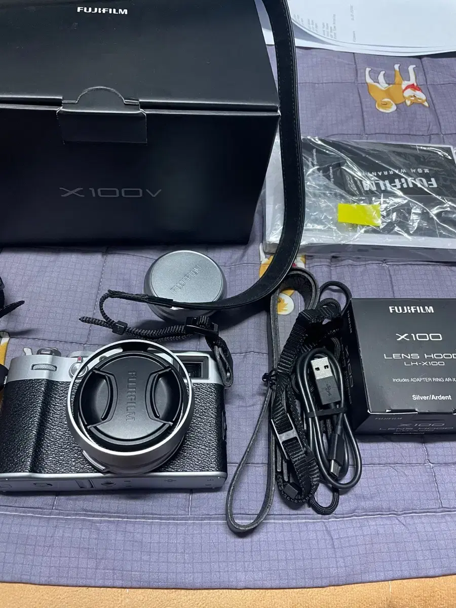 대구)X100V 실버 후지필름 거의새상품