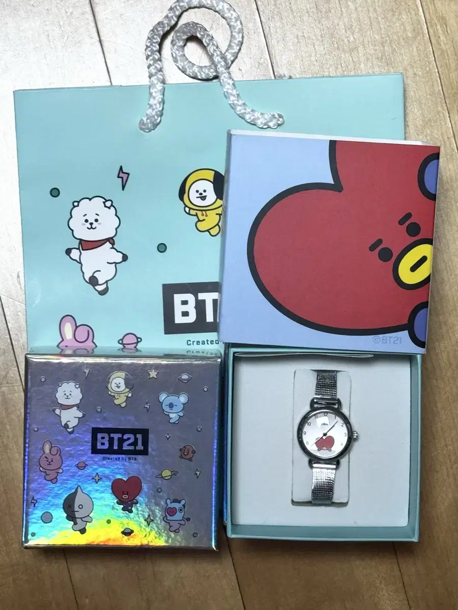 BT21 X OST TATA 메쉬 시계