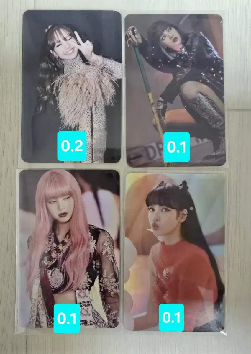 블랙핑크 리사 본핑크 포카 lisa bornpink
