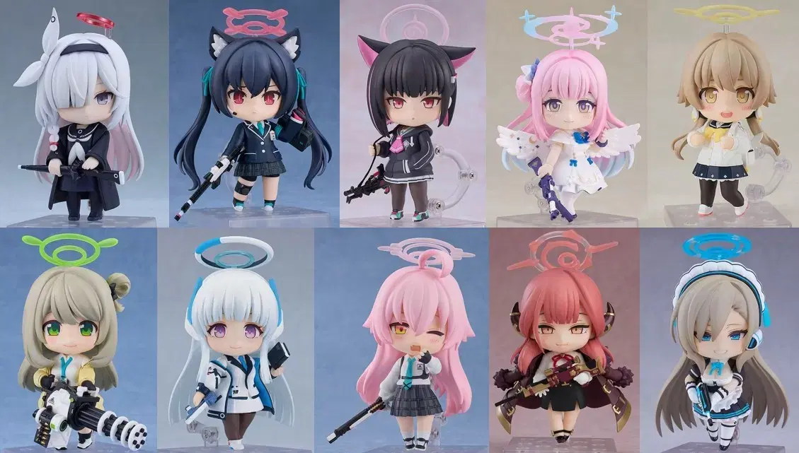 Nendoroid Bloo Archive Kazusa Hoshino Aruno Nonomi Hifumi noah Mika