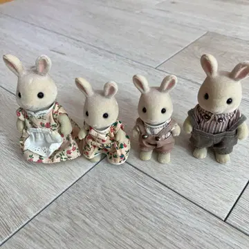 실바니안 패밀리 토끼 인형 4개 세트